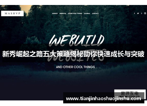 新秀崛起之路五大策略揭秘助你快速成长与突破